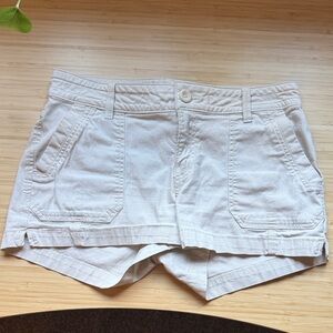 Prana Women's Cream Cargo Shorts